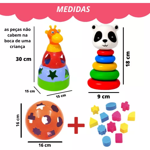 Pecinhas De Montar Solapa Cores Variadas Pica Pau Brinquedos