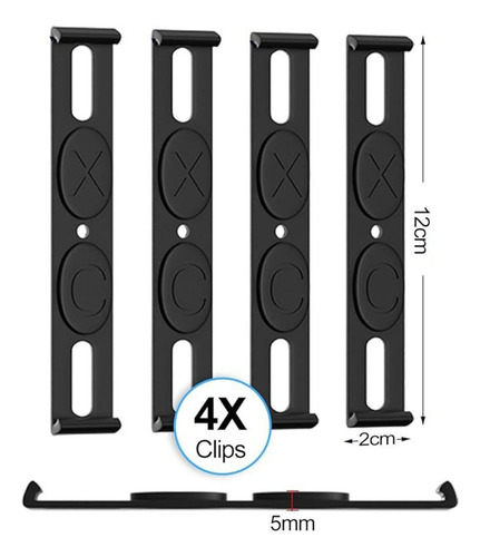 4pcs Frameless License Plate Holders Rvs Kit De Montagem De