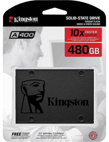 Disco Ssd 480gb Kingston A400 Estado Solido Pc Notebook