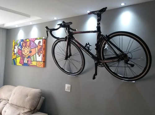 Imagem 7 de 10 de Suporte De Parede Articulado Para Bicicleta + Sup Acessórios