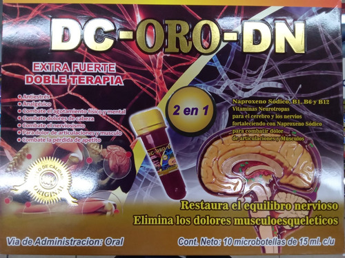 Ampolletas Dolo Campolon Con Dolo Neurobion 2 En 1 Oro