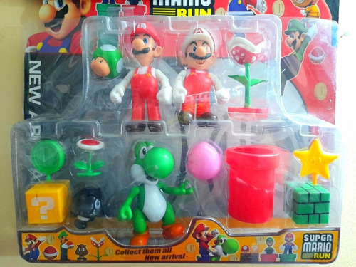 Mario Bros Muñeco Set Pack Mario Bros Galaxi Con Luigui 