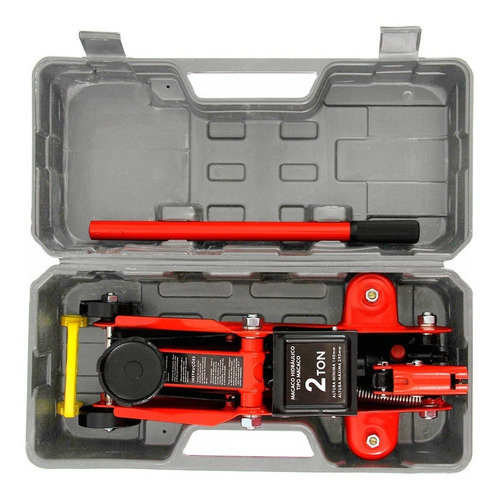 Mini Macaco Hidráulico 2 Toneladas Jacaré Maleta Portátil