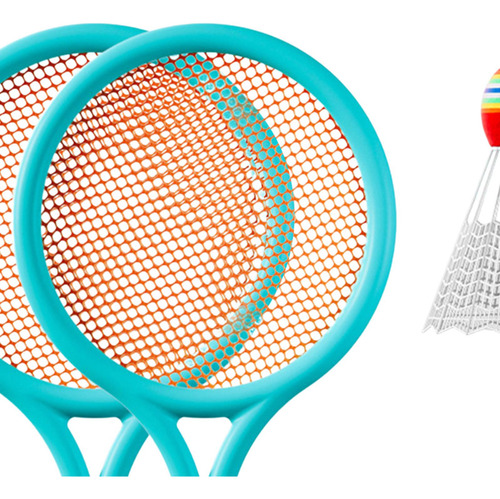 Kit De Tenis Infantil Para Jugar Al Aire Libre, Azul