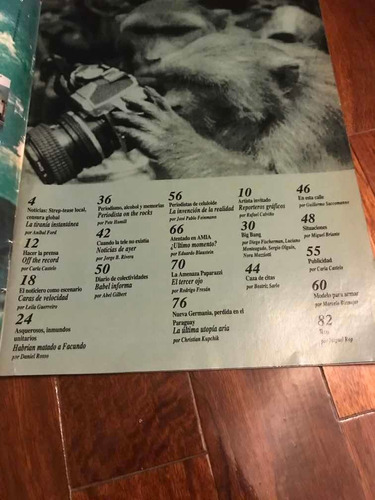 Revista Pagina 30 Ultimo Momento Pete Hamill Paparazzis (Usado)