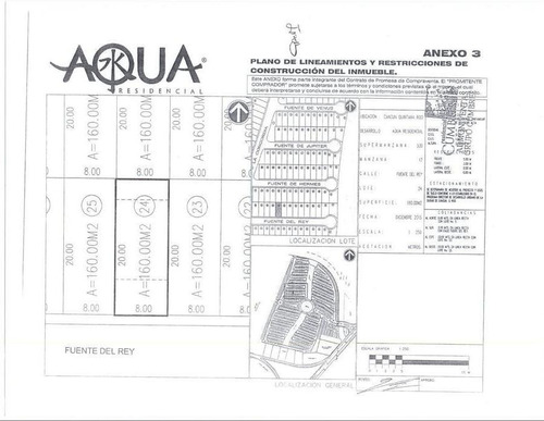 Imagen 2 de 2 de Terreno En Venta Residencial Aqua.