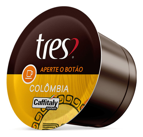 6x Cápsula De Café Tres 3 Corações Espresso Colombia 10un