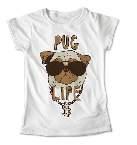 Blusa Pug Colores Playera Perro Pug Life #415