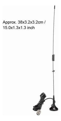 Bnc - Antena De Doble Banda Uhf/vhf Para Icom/yaesu/kenwood/