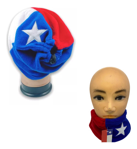 Cuello Polar Ajustable Bufanda Hombre Y Mujer/viva Chile