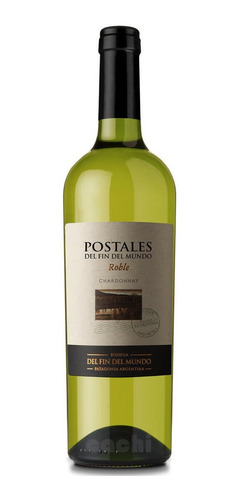 Vino Postales Del Fin Del Mundo Chardonnay Roble 750ml