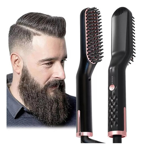 Peine Alisador Cepillo Cerámico Para Cabello Y Barba