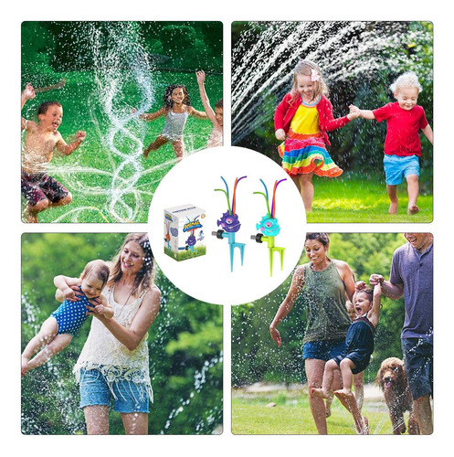 Water Sprinkler For Kids Wiggle Tubes Spin Animal For Splash