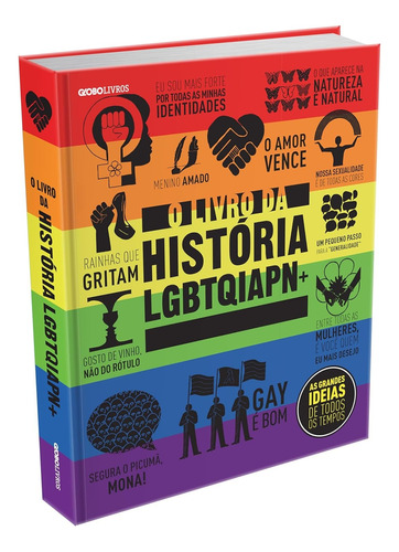 O Livro Da História Lgbtqiapn+ Capa Dura - Globo Livros; 1ª Ed