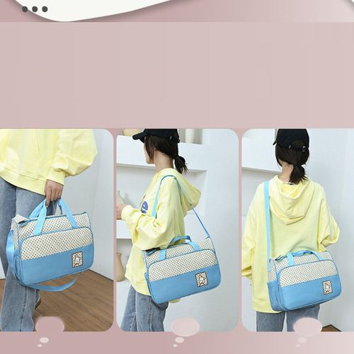 Pbf Juego De 5 Bolsas De Pañales, Mochila De Viaje De Moda,