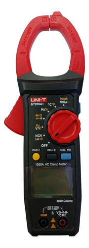 Pinza Amperimetrica Ut206a+ 1000vac Marca Uni-t.