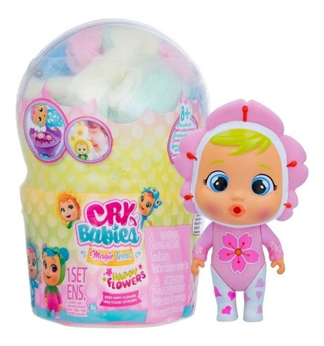 Imagen 1 de 2 de Cry Babies Llorones Magic Tears 9 Accesorios Sorpresas Flor