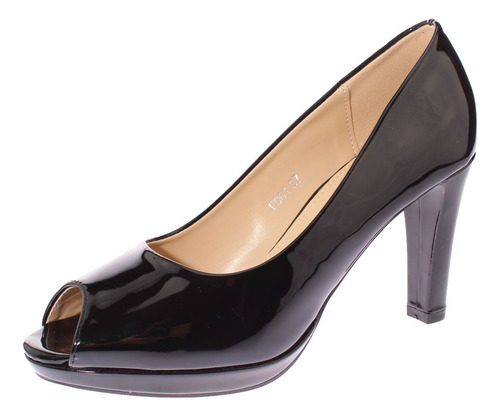 Zapato Terraplén Negro Andarina Art. 5f061black