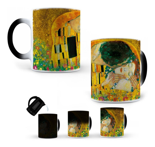 Taza Mágica El Beso De Gustav Klimt