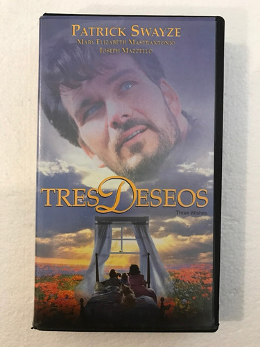 Vhs Original Tres Desesos Three Wishes Patrick Swayze (Usado)