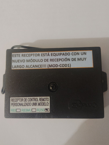 Receptora Codiplug Unik R250