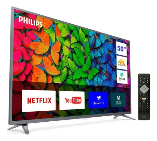 Smart Tv Philips 50 Pulgadas 4k Ultra Hd Netflix Cuota (Usado)