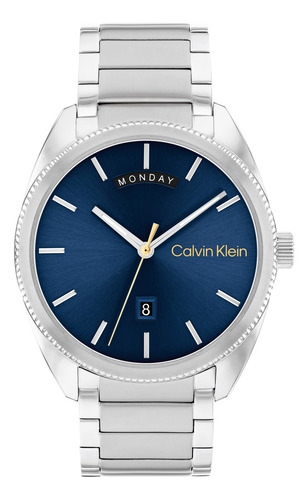 Reloj Calvin Klein Progress Hombre 25200446 Azul Plata