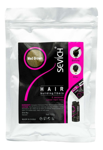 Sevich 100g Fibra Capilar Calvici Barba Cabello