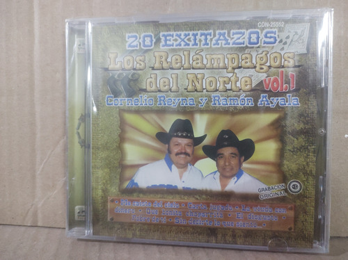 Los Relámpagos Del Norte 20 Exitazos Vol.1 Cd #325