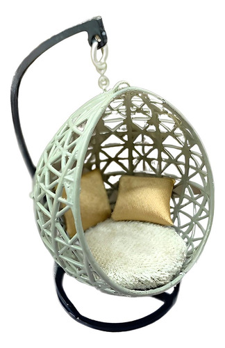 2 Mini Silla Colgante, Artesanías De Juguete Para Mesa De