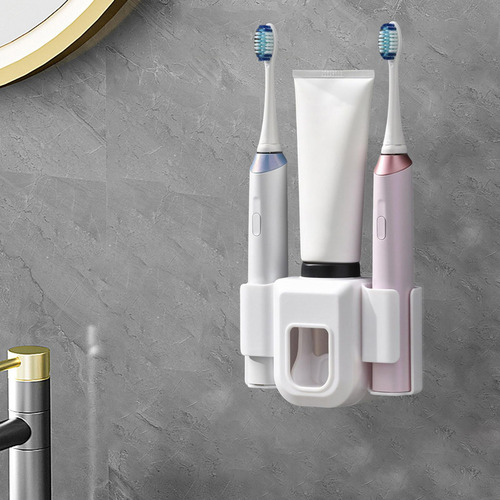 2 Soporte Multifunción Para Cepillos De Dientes, Azul