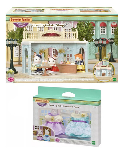Sylvanian Families Heladeria Tienda De Helado + Ropa Regalo®