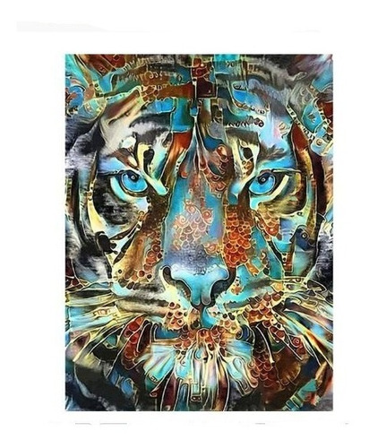 Pintura Diamantes 5d Tigre 40 X 30cm Adulto-niño 2