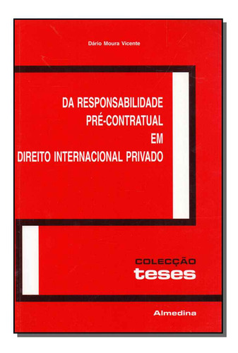 Libro Da Responsabilidade Pre Contratual D I Privado De Vice