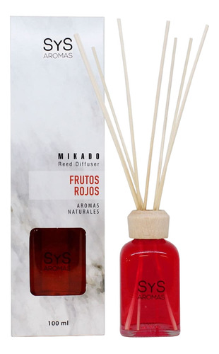 Estuche Ambientador Mikado Frutos Rojos 100ml Sys Aromas