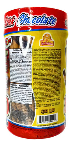 Pack 2 Wafer Stick Chocolate 80 Pz C/u Barquillo Relleno