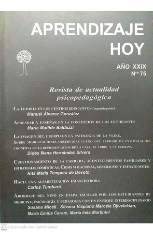 Aprendizaje Hoy Revista De Psicopedagogia Año 29  N° 75  V2