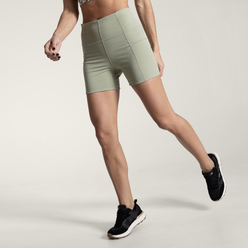 Calza Mujer Hr Short Leg Creta Verde Bsoul