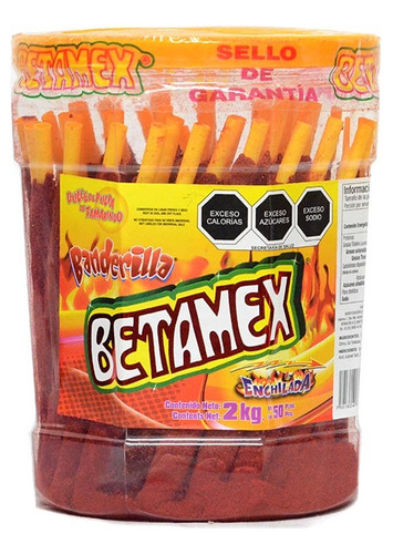 Banderilla De Tamarindo Betamex Vitrolero 2kg 50pz Michelada