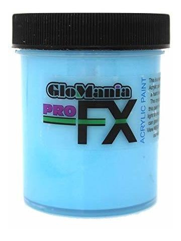 Pintura Dibujo Arte Blue Glow In The Dark Uv Black Light 1oz