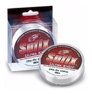 Nylon De Pesca Sufix Ultra Knot 0.355mm X 100mts Color Blanc