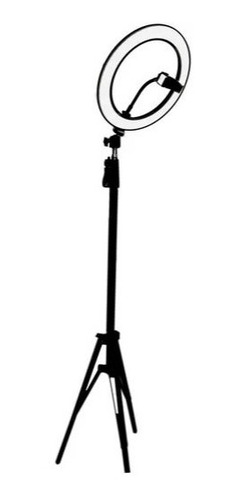 Ring Light Completo Iluminador Portátil 26cm + Tripé 2m Top