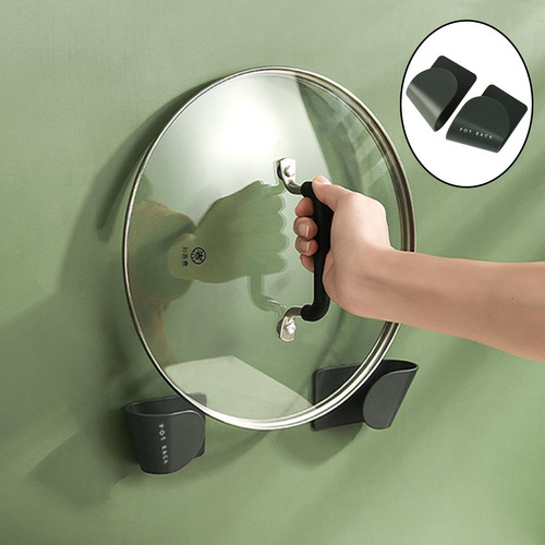2 X 2 Soportes Para Tapa, Autoadhesivos, Para 2 Piezas