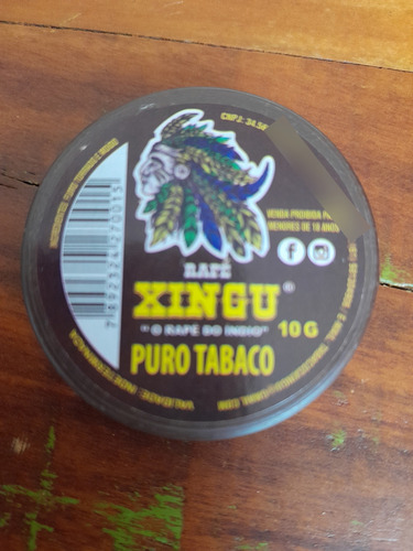 10 Rapé Xingu ( Cacau, Tabaco.cravo,super Vick E Imburana )