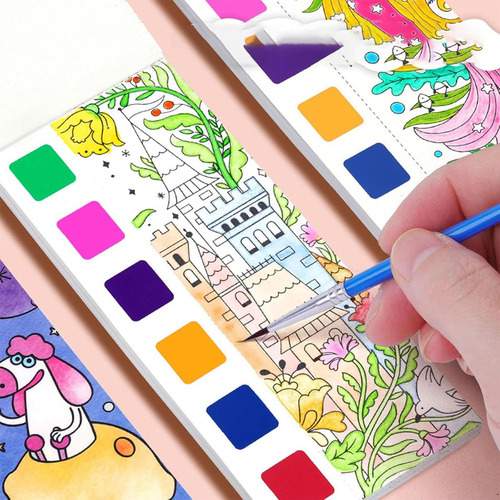 X Mini Paint Pad, Typo Mini Paint Pad, Watercolor Paint Pad,