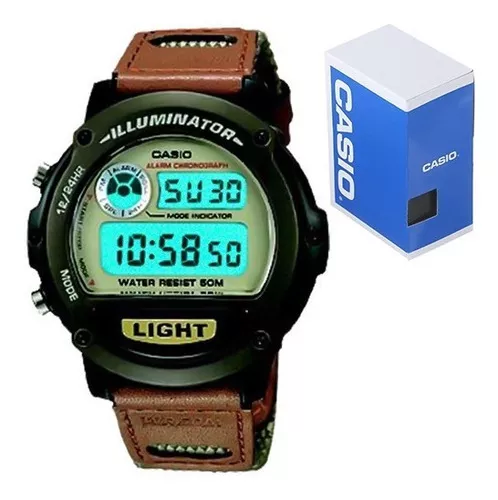 Reloj Casio Hombre W-219h-2a2 Deportivo