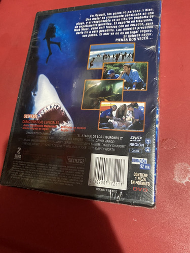 El Ataque De Los Tiburones 2 - Sellada - Dvd (Usado)