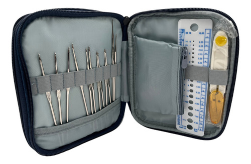 Set De Crochet Hemmel 72 Piezas Con Accesorios Y Estuche