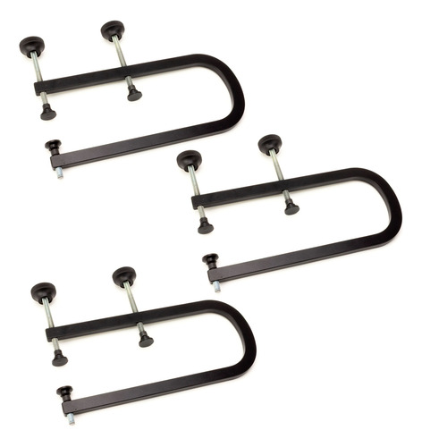 3x Grampos 19cm Cavalete Violão Clássico Luthier Kosmon