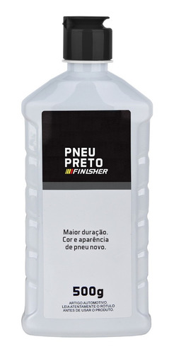 Pneu Preto Pretinho Hidrorrepelente Finisher 500g